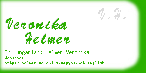 veronika helmer business card